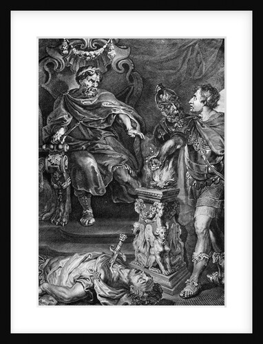 Mucius Before Lars Porsena by Anonymous