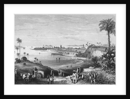Bombay Citizens Along Shoreline by Anonymous