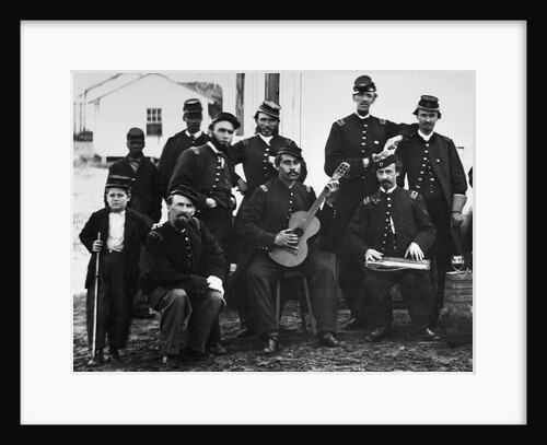 Colored Infantry Posing Together by Anonymous