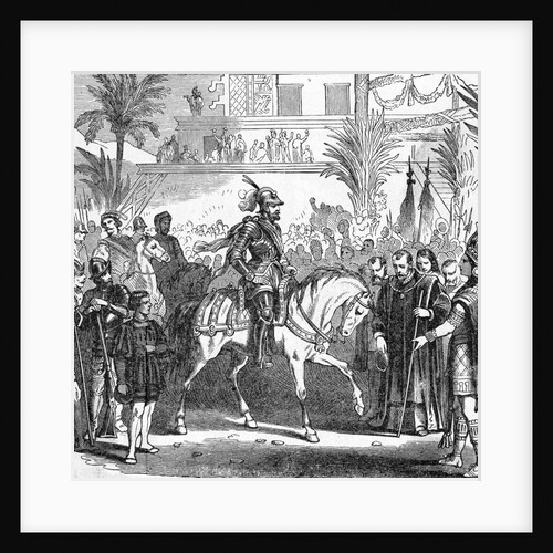 Hernando Cortes Returning Home by Anonymous