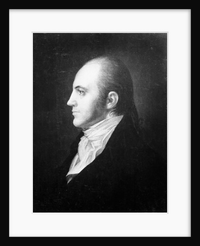 Profile Portrait of Aaron Burr by Anonymous