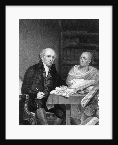 William Carey with Brahmin Pundit by Anonymous
