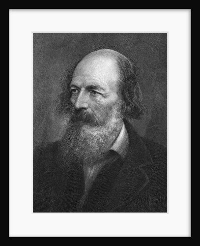 Portrait of Alfred Lord Tennyson by Anonymous