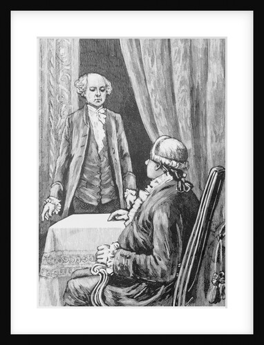John Adams with King George III by Anonymous