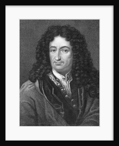 Engraving of Gottfried Wilhelm Leibnitz by Benjamin Holl