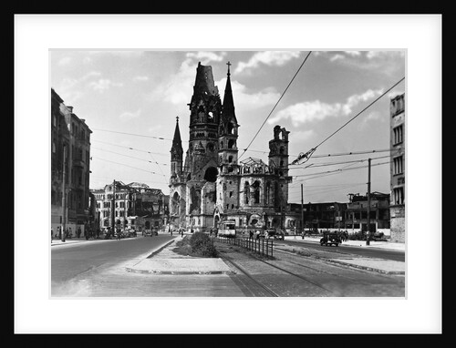 Kaiser Wilhelm Memorial Church in Berlin by Anonymous