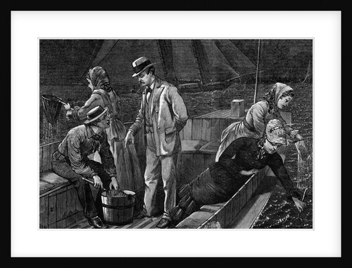 People Riding on a Boat by Anonymous