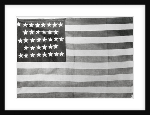 36-Star American Flag (1865-1867) by Anonymous