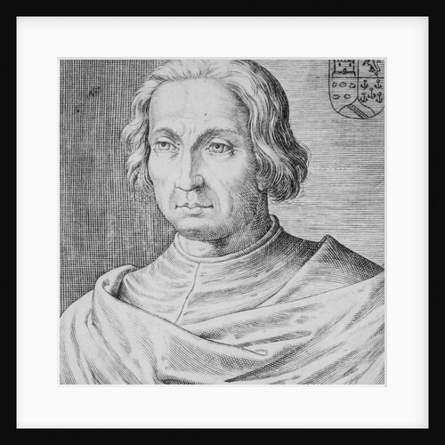 Portrait of Explorer Christopher Columbus by Anonymous
