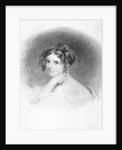Drawn Portrait of Fanny Kemble by Anonymous