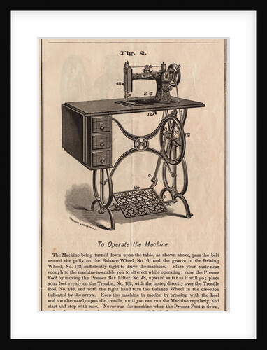 Howe Sewing Machine by Anonymous