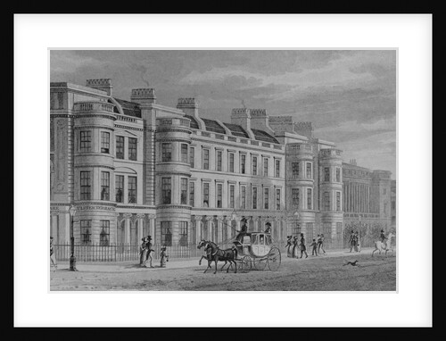 Exterior and Street at Ulster Terrace of Regent's Park by Anonymous