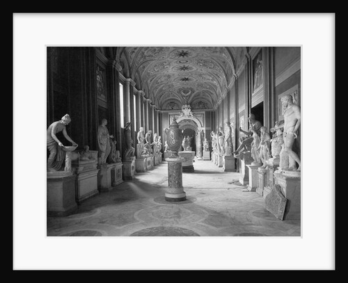 Statuary Gallery at the Vatican Museum by Anonymous