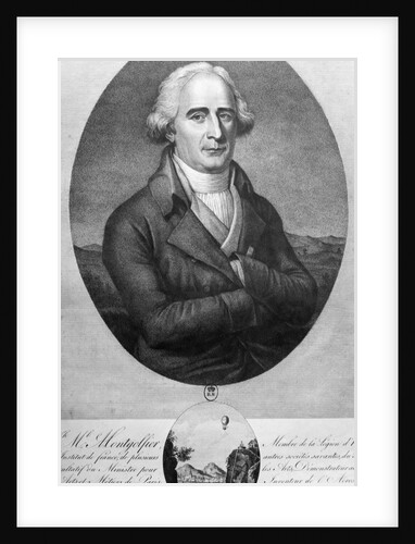 French Balloonist Montgolfier by Anonymous