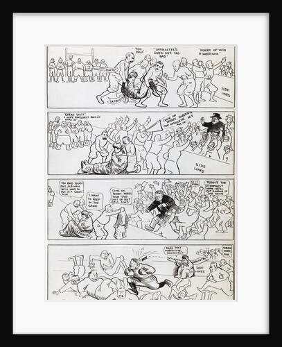 Cartoon Depicting Presidential Race by Anonymous