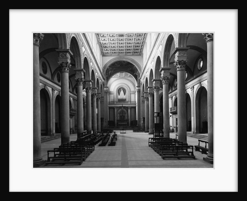 Interior of Church of Saint Lorenzo by Anonymous