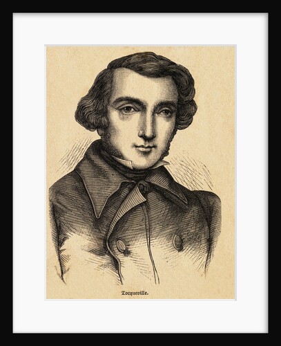 Portrait of French Politician Alexis de Tocqueville by Anonymous