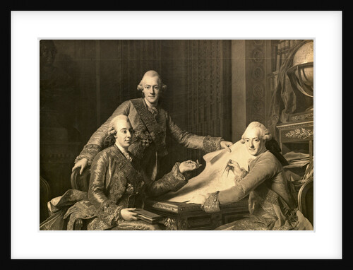 King Gustav III of Sweden with Brother Carl XIII by Anonymous