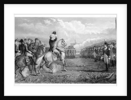 Washington Taking Command of the Army at Cambridge, 1775 by J. Rogers