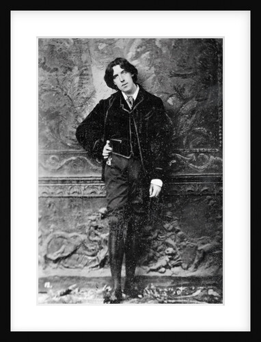 Oscar Wilde Leaning Against Wall by Anonymous