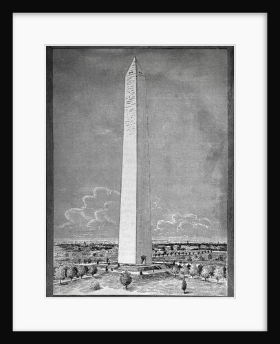 Illustration of Washington Monument by Anonymous