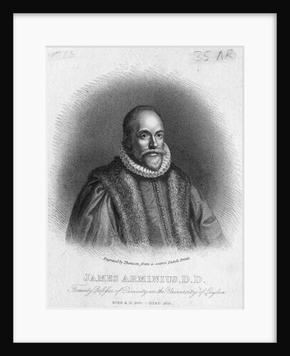James Arminius Engraving by Anonymous