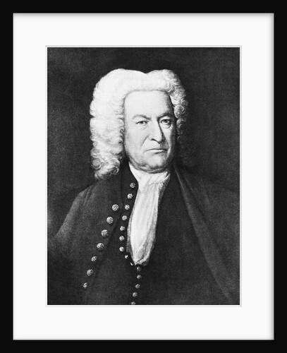 Johann Sebastian Bach in Stern Pose by Anonymous