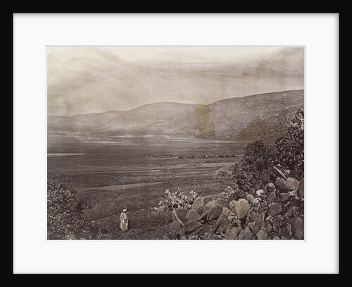 Palestinian Man Looks Out Over Plains by Anonymous