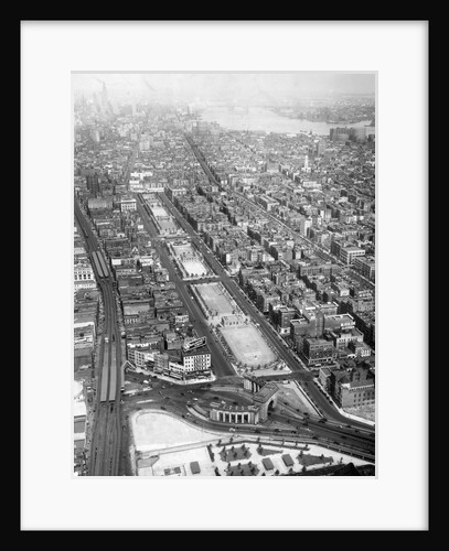 View of New York City from Canal Street by Anonymous