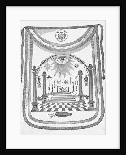 Masonic Apron Presented to George Washington by Anonymous