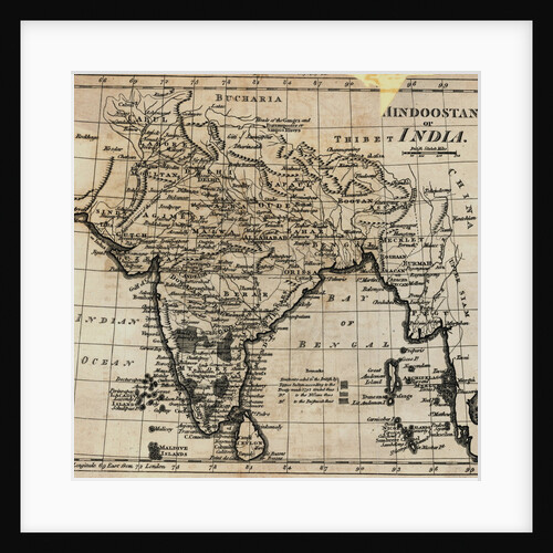 Map of India by Anonymous