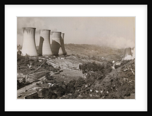 Power Plant on Hillside by Anonymous