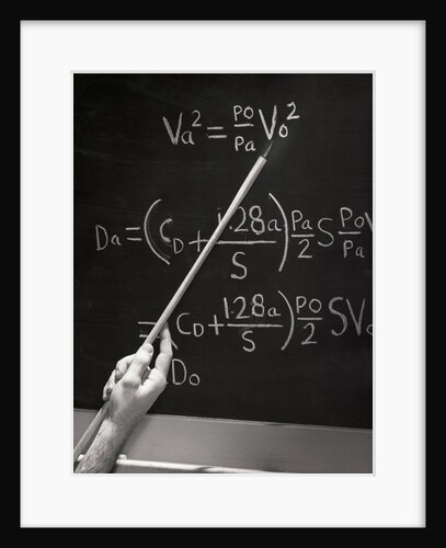 Equation on Blackboard by Anonymous