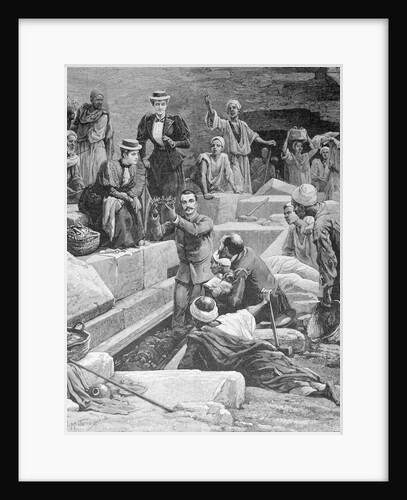 M. De Morgan Uncovering Mummy by Anonymous