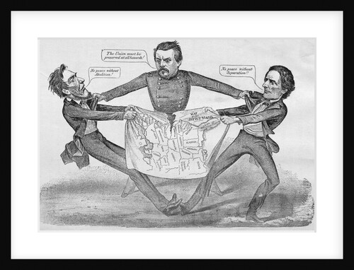 The Union Must be Preserved at All Hazards Political Cartoon by Anonymous