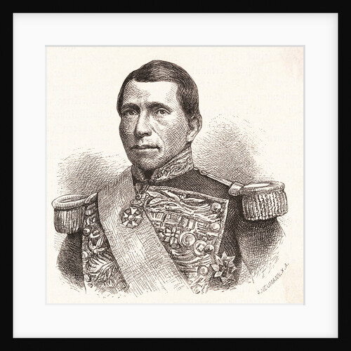 Portrait of Benito Juarez by Anonymous