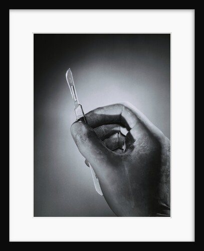 Gentleman Holding Scalpel by Anonymous