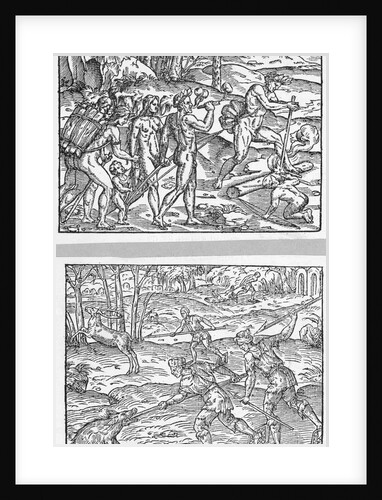 Illustrations Showing Hunters by Anonymous