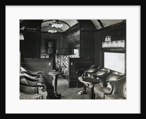 View of Buffet Car on Train by Anonymous