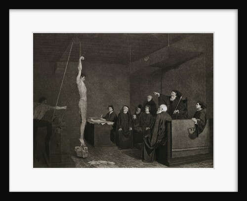 Members of the Inquisition Torturing a Man by Anonymous