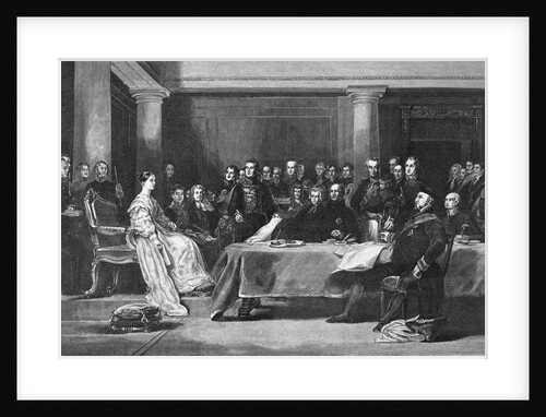 Queen Victoria and Council in Conference by Anonymous