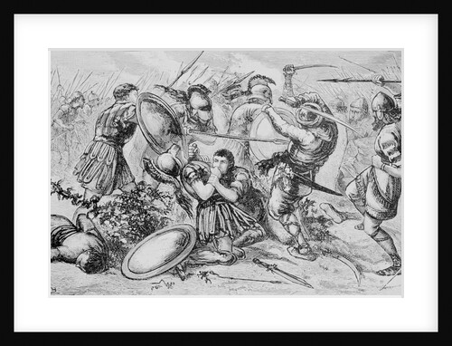 Soldiers Battling by Anonymous