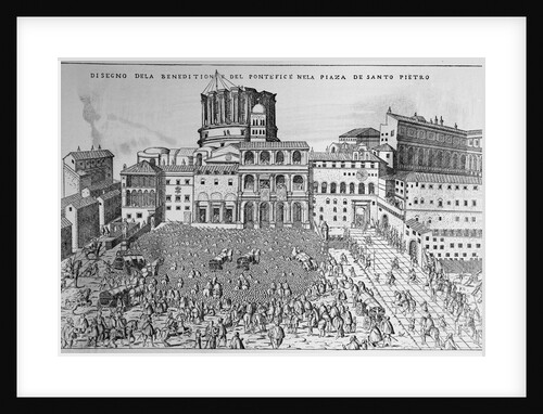Crowds at Saint Peter's Square by Anonymous