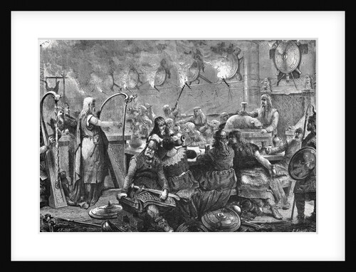 Gathering of 9th Century Danes by Anonymous