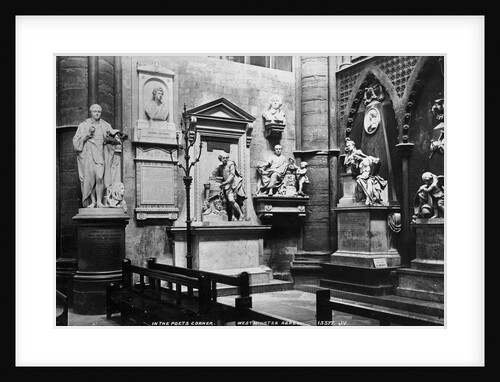 Poet's Corner in Westminster Abbey by Anonymous