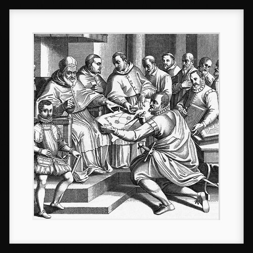 Pope Sixtus V with Architects by Anonymous