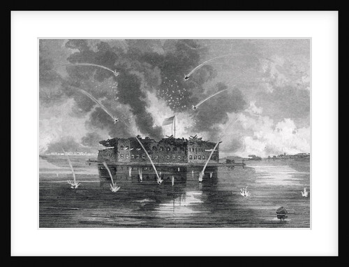 Bombardment of Fort Sumter by Anonymous