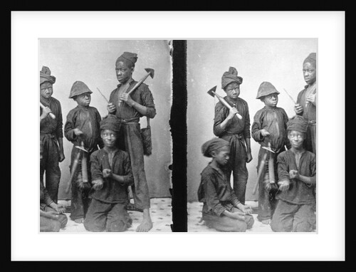 Portrait of Chimney Sweepers by Anonymous