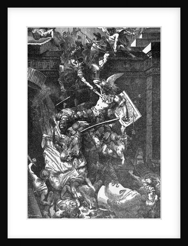 Illustration of Vandals Pillaging Rome by Anonymous