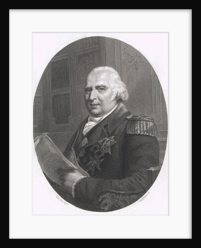 Portrait of King Louis XVIII by Anonymous